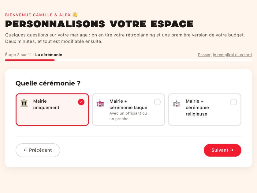 Le questionnaire d'accueil qui personnalise l'espace